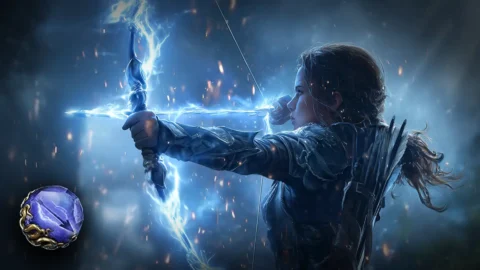 Blitzpfeil Scharfsch&uuml;tze Waldl&auml;uferin (Lightning Arrow Deadeye Ranger) T15+ Build f&uuml;r Path of Exile 2 [0.3]